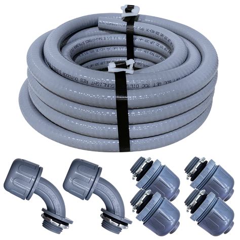 electrical connectors that do not require a junction box|water tight electrical conduit connectors.